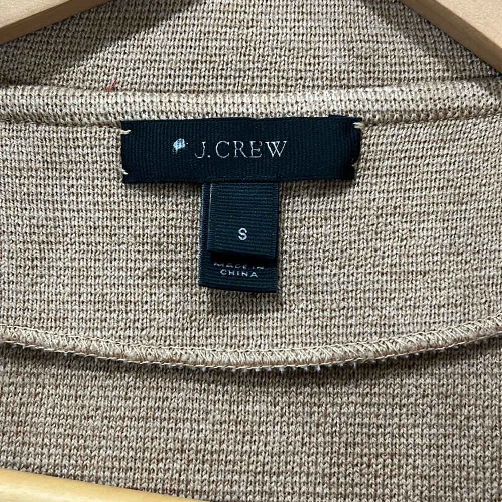 J crew blazer cardigan in camel‎ color Sz S